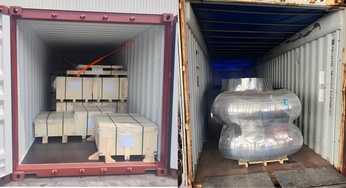 80 tons large-size fittings and flanges project successfully dispatched!